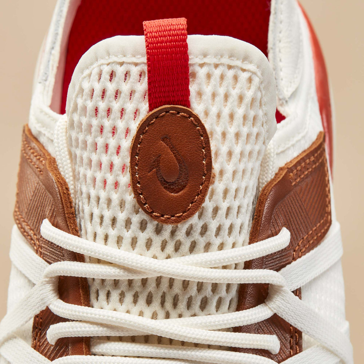 Bright White / Red Lava