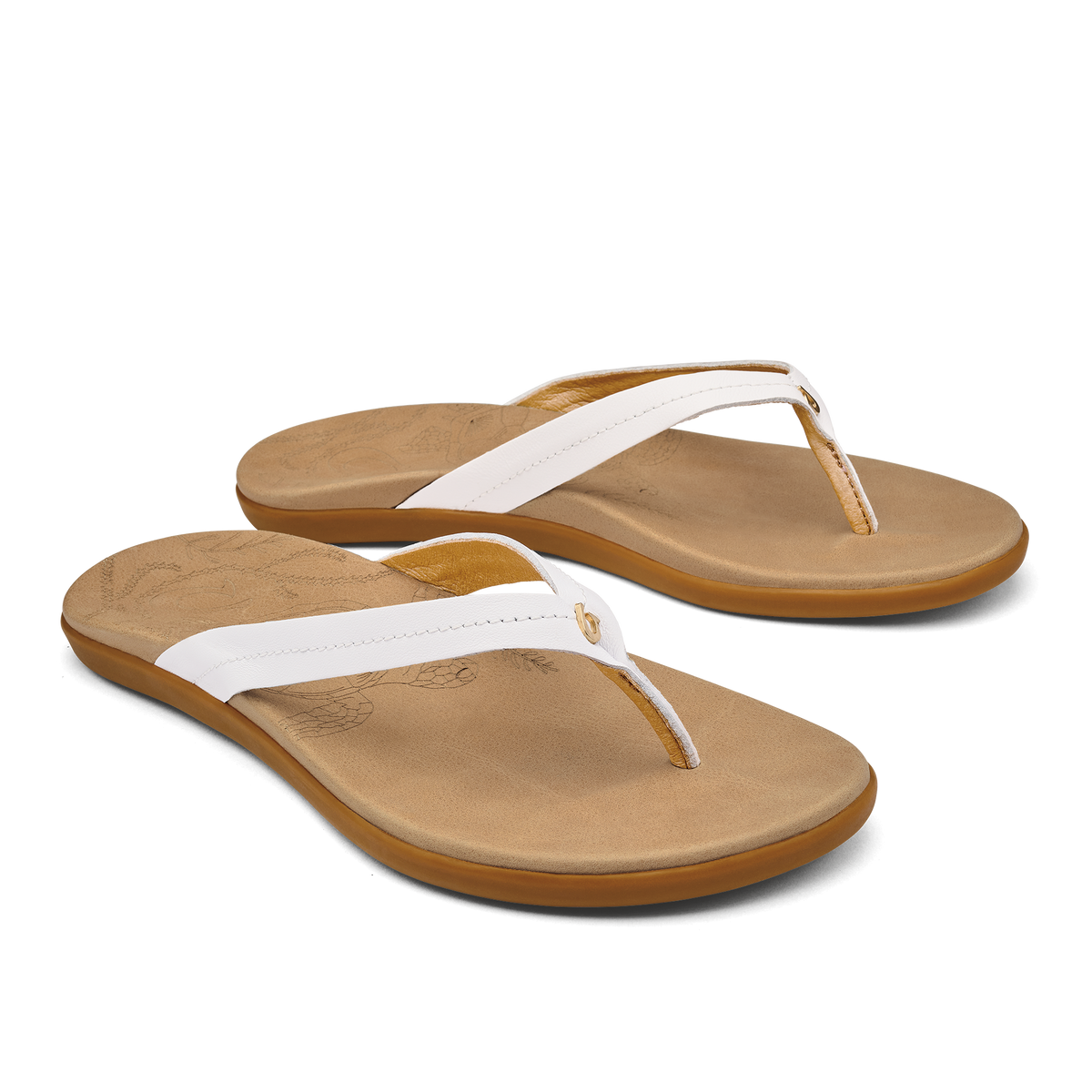 Bright White / Golden Sand